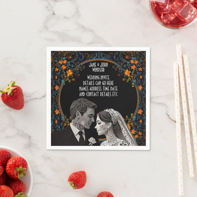 Bred & Groom delikat klassisk Pappersservett (Insitu)