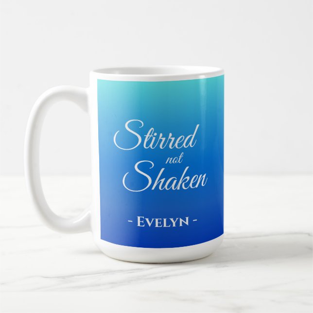 Bred inte Shaken Personlig Christian Mugg (Vänster)