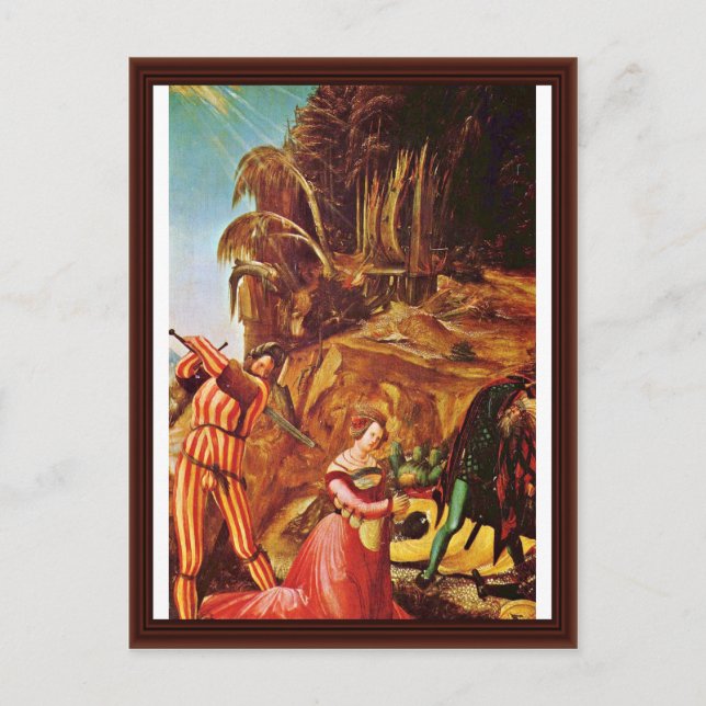 Bred of St. Catherine by Altdorfer, Albrecht Vykort (Framsida)