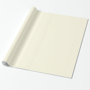 Bred sicksack - vit och kräm presentpapper