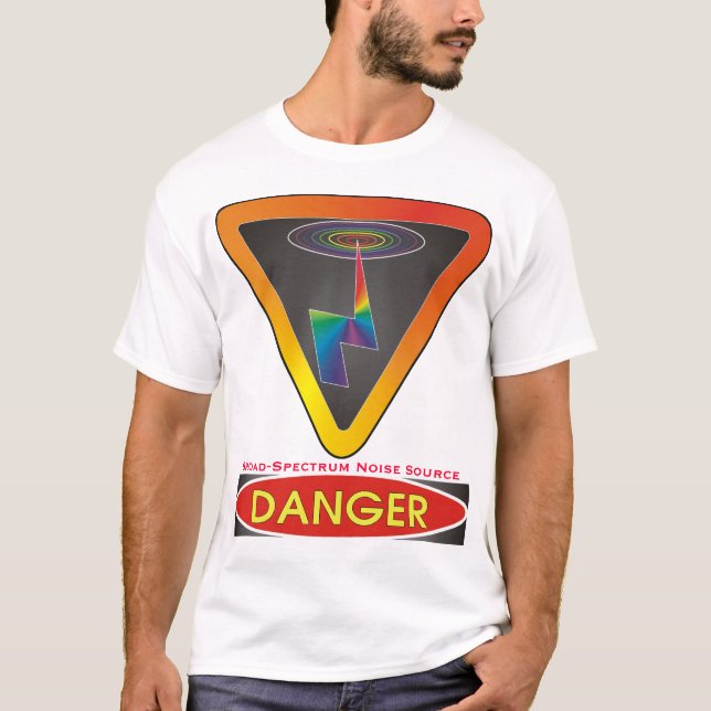 Bred-Spectrumen stojar källa Tee Shirt (Framsida)
