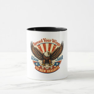 Bred ut dina vingar mugg