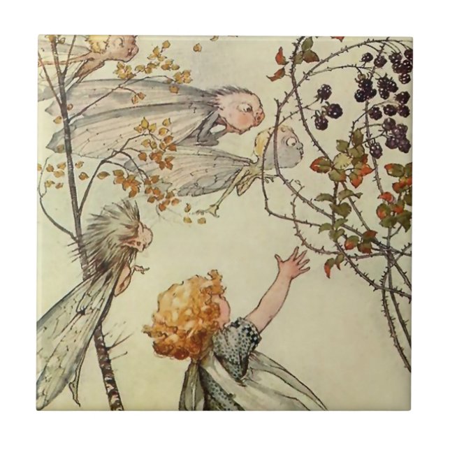 "Bred Vinden" av A Duncan Carse Kakelplatta (Framsidan)