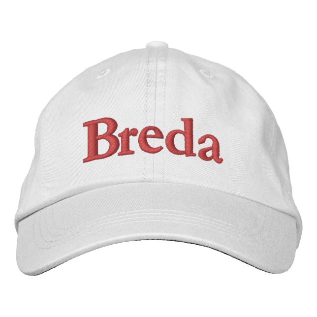 Breda Embroized Baseball Cap Broderad Keps (Framsida)