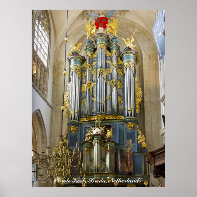 Breda Grote Kerk, Nederländerna Poster (Framsidan)