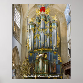 Breda Grote Kerk, Nederländerna Poster