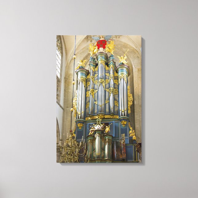 Breda Grote Kerk orgel Canvastryck (Framsida)