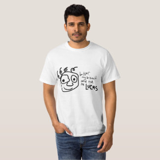 Breda smör på min kex och appell mig den Lucas Tee Shirt