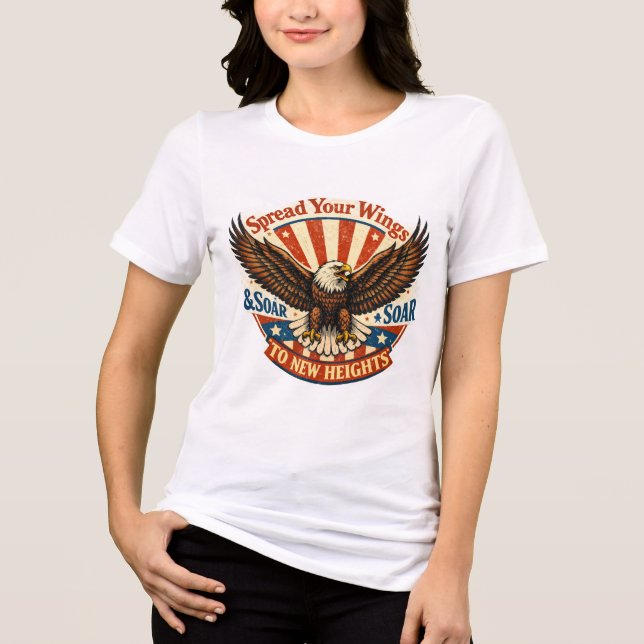 Breda ut dina vingar t shirt (Framsida)