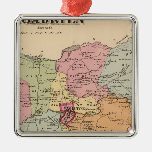 Bredband Julgransprydnad Metall (Framsidan)