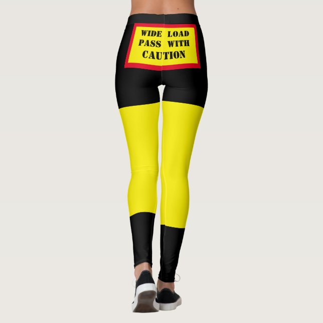 Bredbandsladdning med försiktighet leggings (Baksida)