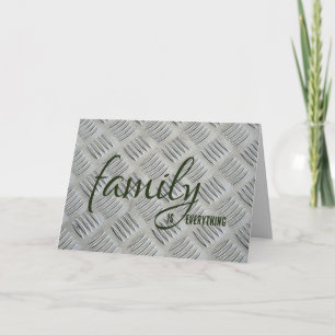 Bredbandsur Birthday Grått Metall Design Kort