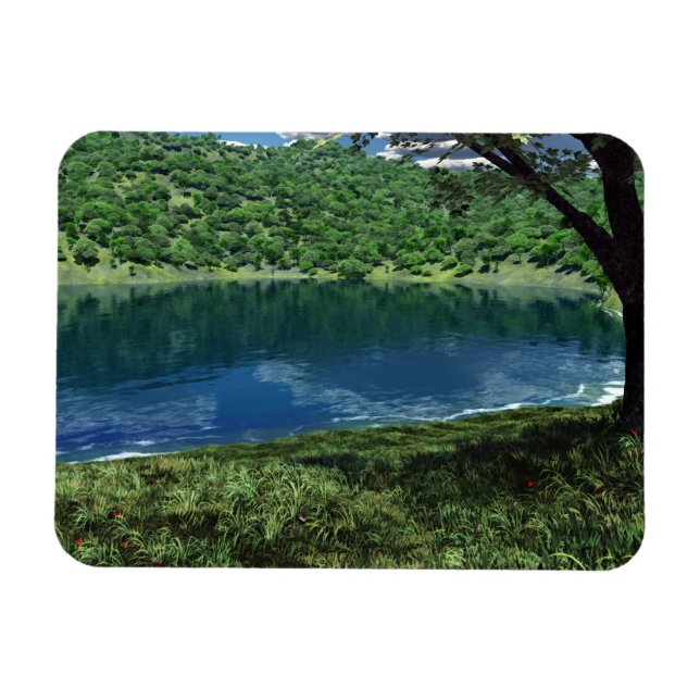 Bredbar magnet utanför djupt Vatten (Horisontell)