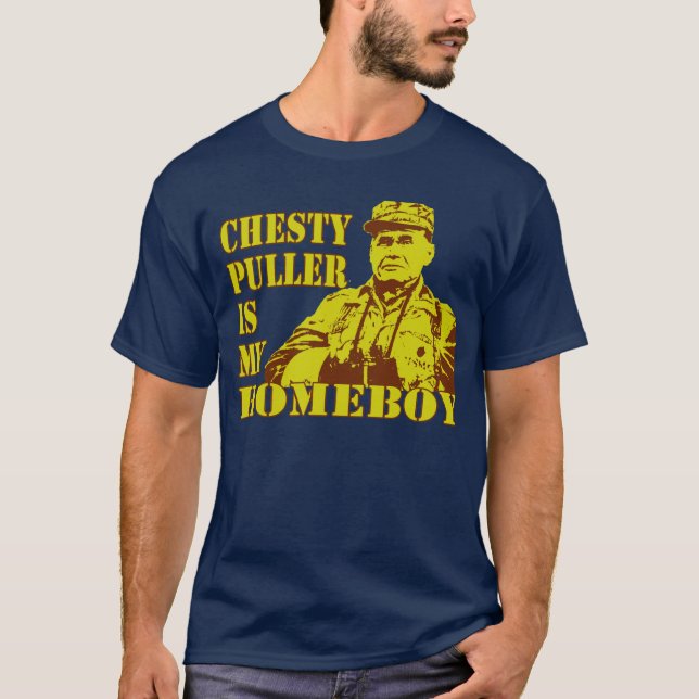 Bredbröstad är min Homeboy T-shirt (Framsida)