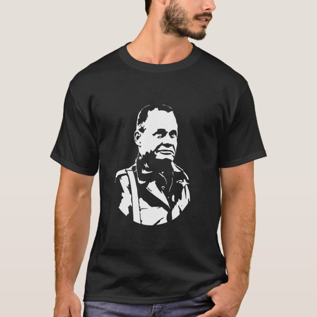 Bredbröstat Pullerkonstverk Tee Shirt (Framsida)