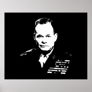 Bredbröstat -- Svartvitt Poster