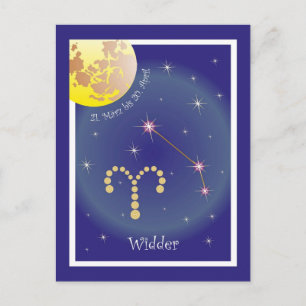 Bredd 21. März bis 20. April Postkarte Vykort