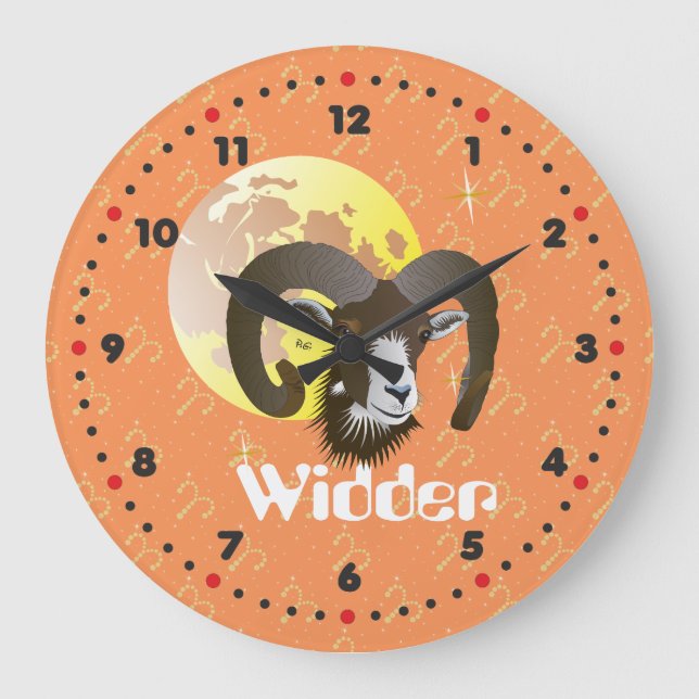 Bredd 21. März bis 20. April Uhr Stor Klocka (Framsida)