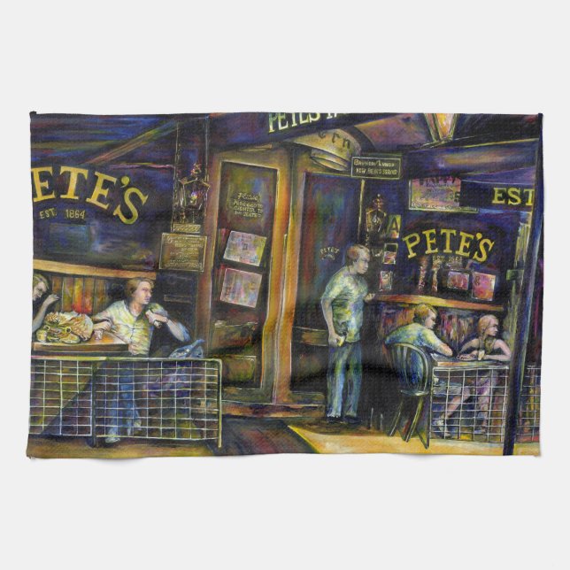 Bredd av den orfösa formen av skuggor kökshandduk (Horisontell)