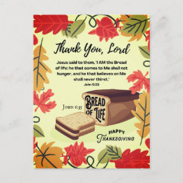 BREDD AV LIVSMEDELSBORDET Happy thanksgiving Helgd Vykort