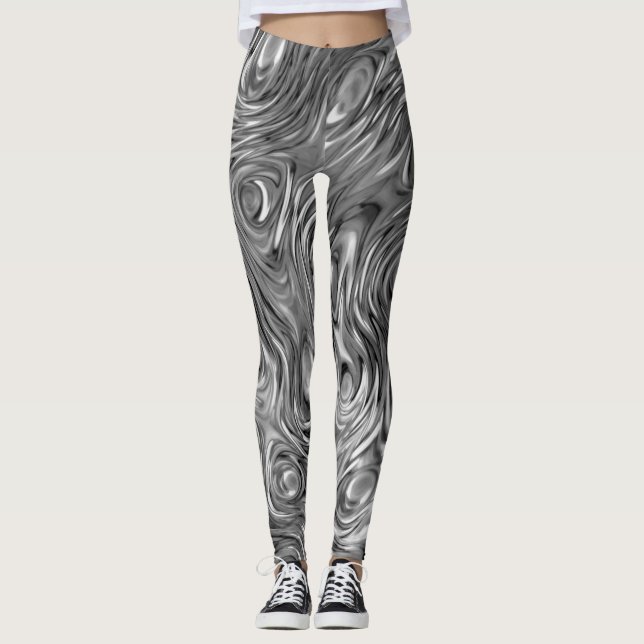 Bredd i formpressformat leggings (Framsida)