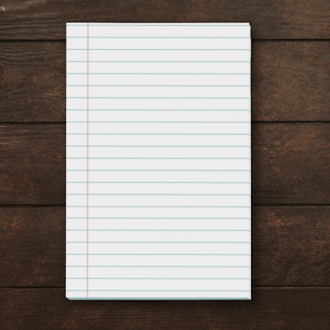 Bredd, linjär anteckningsbok post-it block (Skapare uppladdad)