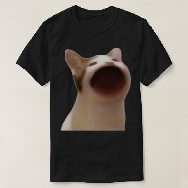 Bredd munstycksmemorandumpost - styckning av kattk t shirt (Design framsida)