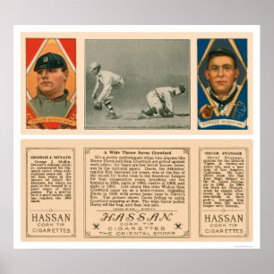 Bredd projektion vid första segraren Baseball 1912 Poster