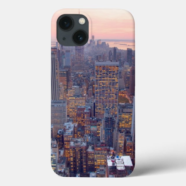 Bredd syn på Manhattan vid sunset (Baksida)
