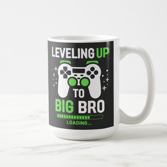 Bredd upp till Big Brother Gaming Coffee Mugg (Höger)