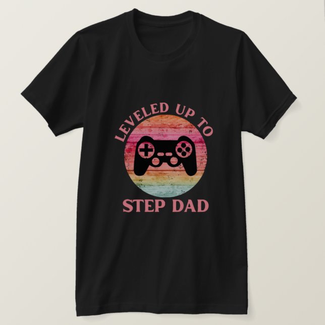 Bredd upp till steg i Pappa T-Shirt-spel T Shirt (Design framsida)