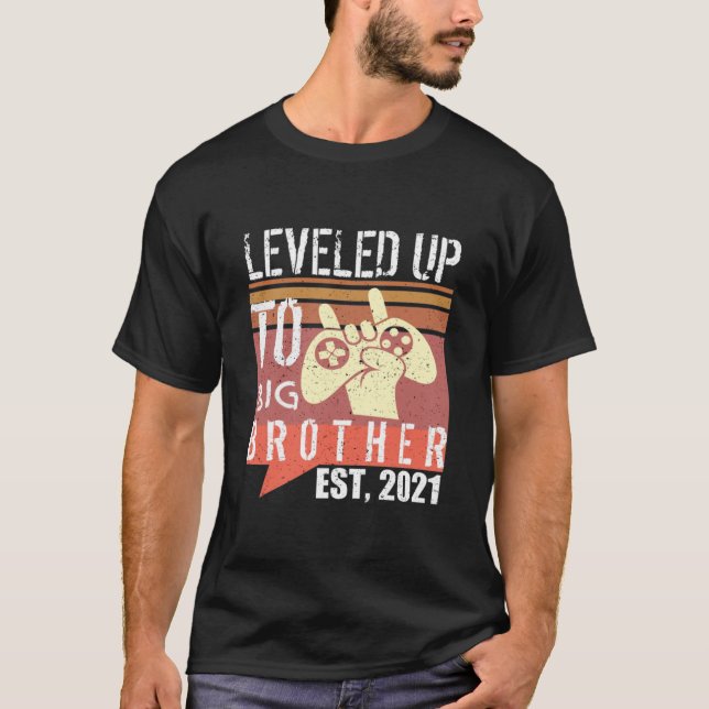 Bredd upp till storebror, Est 2021 T- T Shirt (Framsida)