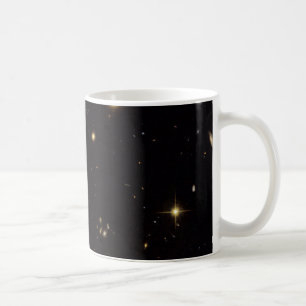 Bredd vy över Spindelnätet Galaxy Fält Kaffemugg