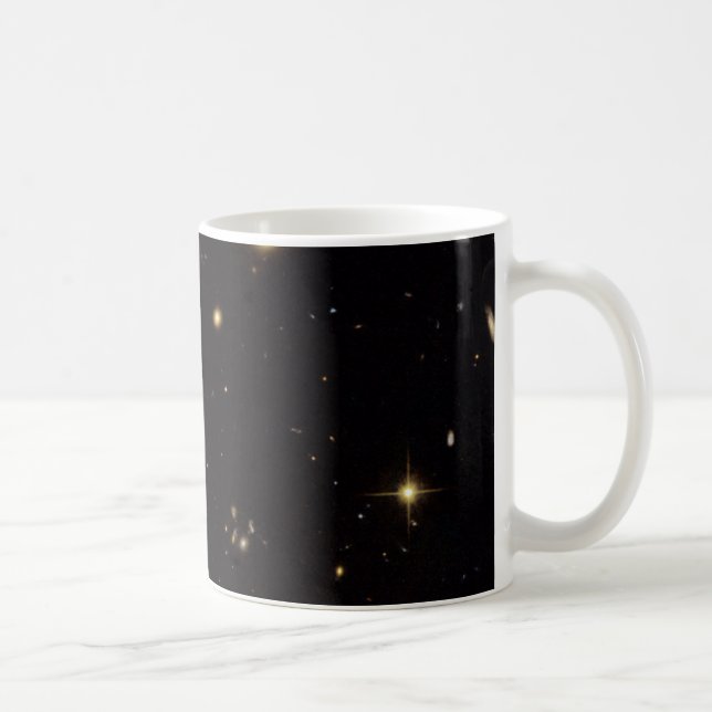 Bredd vy över Spindelnätet Galaxy Fält Kaffemugg (Höger)