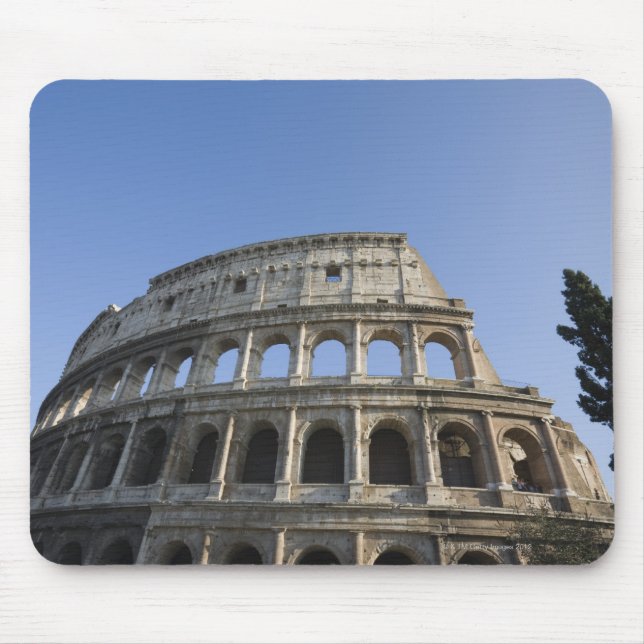 Bredd vy tittar vid Roman Colosseum med Musmatta (Framsidan)