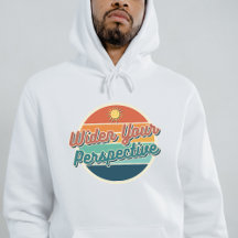 Bredda dina perspektiv på Retro Hoodie