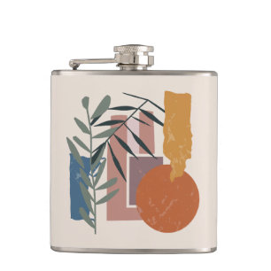 Bredda former och staplar fickplunta