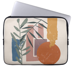Bredda former och staplar laptop fodral