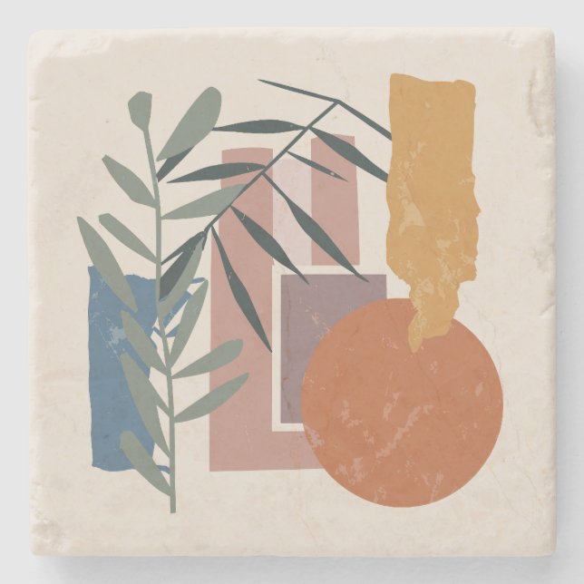 Bredda former och staplar stenunderlägg (Framsidan)