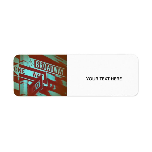 Breddsignatur Returadress Etikett (Framsidan)