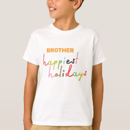 BREDER ANPASSNINGSBAR - färglösa lyckligaste helgd T Shirt