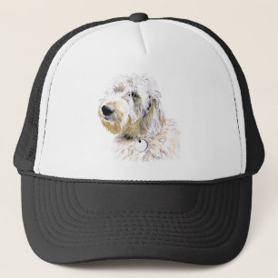 Breder smör på det Labradoodle locket Keps