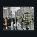 Bredgade, Köpenhamn, berömd-målning, Vykort<br><div class="desc">Bredgade,  Köpenhamn - en vintage för bra konst av den danske konstnären Paul Gustave Fischer</div>