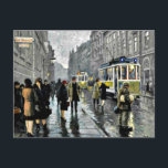 Bredgade, Köpenhamn, berömd-målning, Vykort<br><div class="desc">Bredgade,  Köpenhamn - en vintage för bra konst av den danske konstnären Paul Gustave Fischer</div>