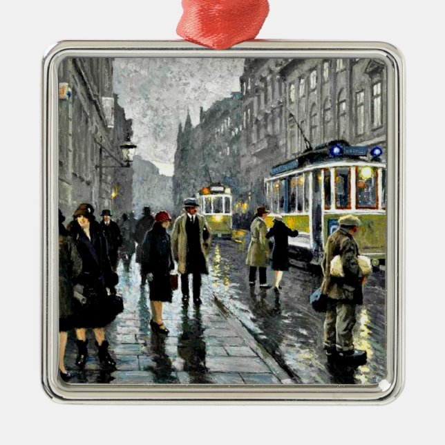 Bredgaden, Köpenhamn Julgransprydnad Metall (Framsidan)