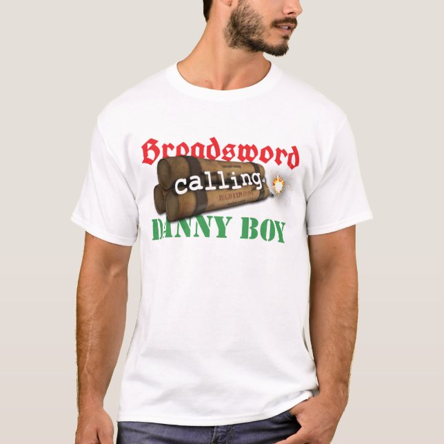Bredsvärd som kallar den Danny pojken Tee (Framsida)