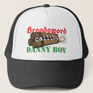 Bredsvärd som kallar den Danny pojken Truckerkeps