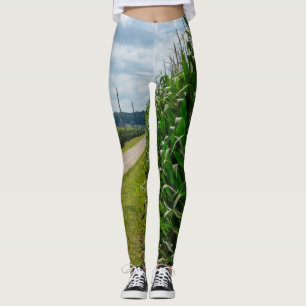 Bredvid ett majsfält leggings