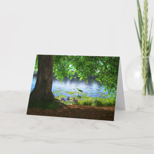 bredvid stilla Vatten-kortet Kort (Framsida)