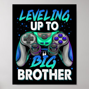 Bredvid upp till Big Bro Gamer Video Game Big Brot Poster